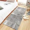 SGLGSTORE Gray Modern Non-Slip Hallway Runner Rug, Washable Polyester, 50–100 cm Wide view 2