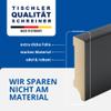 REESE Baseboard, Black MDF, Leipzig Profile, 80 mm view 3