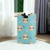Linomo Sloth Leaves Folding Laundry Hamper view 2