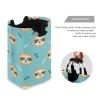Linomo Sloth Leaves Folding Laundry Hamper view 3
