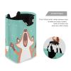 Linomo Cute Fox Laundry Hamper, Waterproof and Foldable view 3