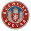 Budweiser Budvar Brewery Round Metal Sign, 25 cm view 1
