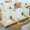 BcofoA Student Desk Divider, Privacy Shield, Plastic Anti-Cheating Partition (Transparent B) view 3