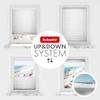 Schuette No-Drill Pleated Blind, Dolomite Storm Gray, 50 x 130 cm, Suprafix X Clip-Fix view 3