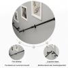 XFSHKJS Handrail for Indoor and Outdoor Stairs, Black Wrought-Iron Metal, 5.1 m view 3