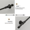XFSHKJS Handrail for Indoor and Outdoor Stairs, Black Wrought-Iron Metal, 5.1 m view 4