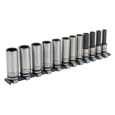 Sealey AK2744B 3/8-Inch Deep Socket Set, 12-Piece