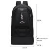 QQYG 60L Expandable Outdoor Backpack for Men and Women, Red view 2