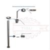 TIBU Stainless Steel Railing with Beech Handrail, 1.0 m, 7 Rods, 2 Posts view 3