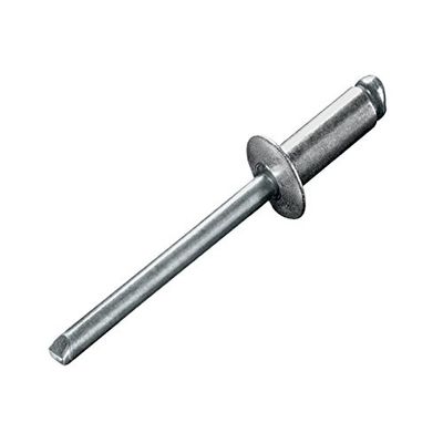 500 Blind Rivets Aluminum/Steel 3.0 x 16.0 mm, Flat Head, 10–13 mm Grip Range, DIN 7337