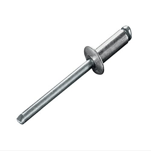 500 Blind Rivets Aluminum/Steel 3.0 x 16.0 mm, Flat Head, 10–13 mm Grip Range, DIN 7337