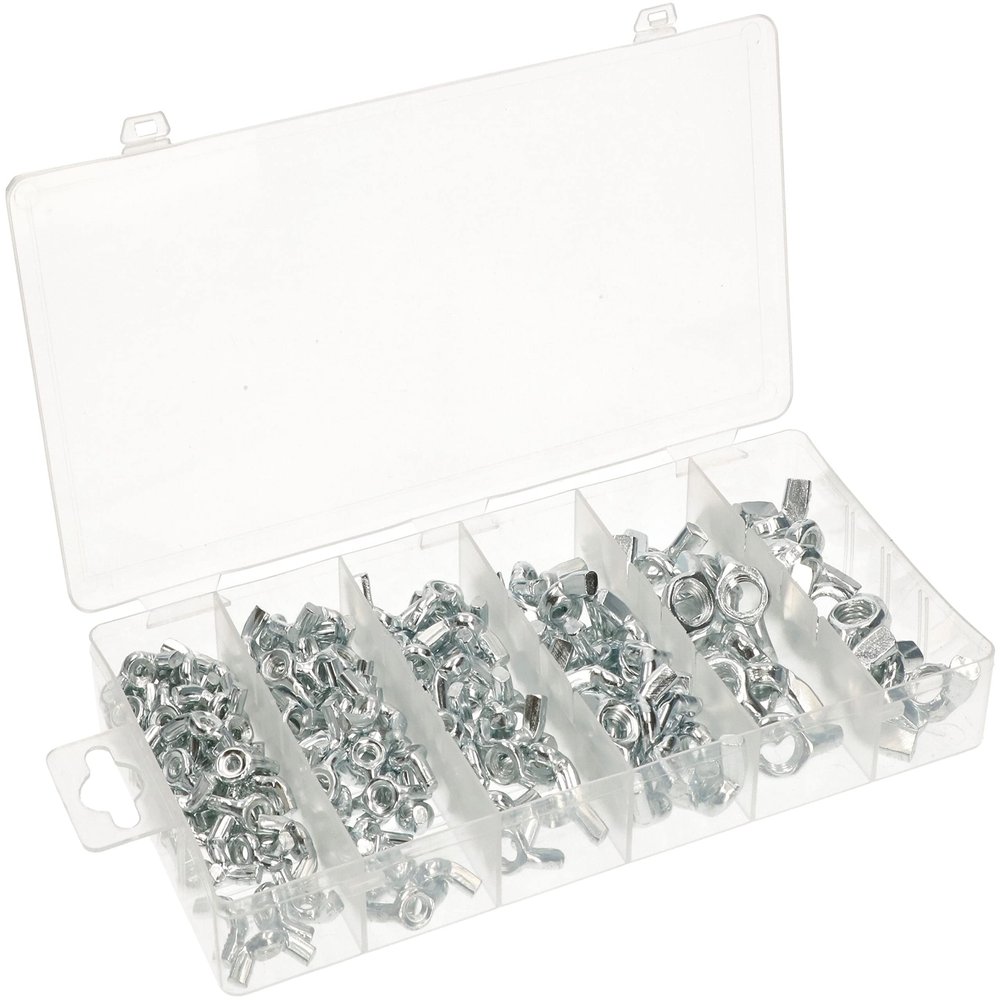 KOTARBAU 150-Piece Metric Wing Nut Set, M4–M10