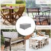 Garden Furniture Cover 250 x 250 x 90 cm, Silver Gray, 420D Oxford view 2