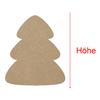 MDF Christmas Tree – Custom Cut, 3–50 cm, for Crafts & Décor view 3