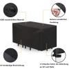 100 x 90 x 80 cm Black Rectangular Patio Furniture Cover, 420D Oxford view 4