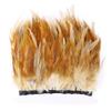 LINLN 1-Meter Saddle Pheasant Feather Fringe, 3–5 in Natural Rooster Feather Trim view 4