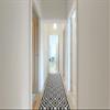 rugsx BCF MORAD Ruta Diamond Black/Cream Runner 100 x 1050 cm view 1