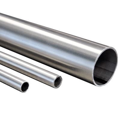 Sheet + Profile Stainless Steel Tube 20x1 mm K240 Ground 1.4301 V2A Handrail 1000 mm