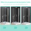 75 x 90 cm Corner-Entry Shower Enclosure with Double Pivot Doors view 2