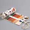 Anawakia Canvas Pencil Roll, 24 Slots, Animal Design view 4
