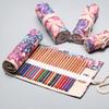 Anawakia Canvas Pencil Roll, Maple Leaf, 24 Slots view 2