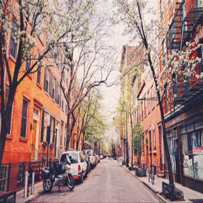 LHJOYSP 3D Puzzle for Kids, 1,000 Pieces, City Bike Street New York, 75 x 50 cm