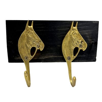CollectiblesBuy Rustic Vintage Horse Wall Art Decor, 2-Piece Towel Hooks
