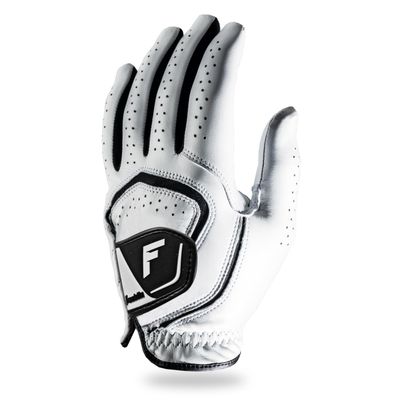 Franklin Sports Junior Golf Glove, Premium Leather, Maximum Grip, White, Left Hand, Youth Medium