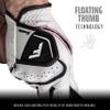 Franklin Sports Junior Golf Glove, Premium Leather, Maximum Grip, White, Left Hand, Youth Medium view 2