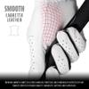 Franklin Sports Junior Golf Glove, Premium Leather, Maximum Grip, White, Left Hand, Youth Medium view 3
