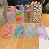 Oynyiqi Luxury Rainbow Fish Scale Leopard Pattern Soft Silicone Case for iPhone 12/11/13 Pro Max/XR/XS/X/6/8/7 Plus/SE, A02, for iPhone X view 3