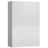 Lllmann XL Locker, 3 Compartments, 9 Lockers, 1800 x 1200 x 500 mm, RAL 7035 Light Gray view 1