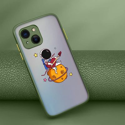 Oynyiqi Guitar Astronaut Case for iPhone XR, Ultra-Thin Soft Phone Case, Matcha Green 1
