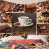 Banemi Aesthetic Tapestry, Large Brown Coffee Chocolate Wall Hanging, 240 x 220 cm view 3