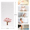 Naanle Valentine's Day Hand Towel with Hearts and Tree, Soft and Absorbent, 100% Combed Ring-Spun Cotton, 16 x 30 in view 2