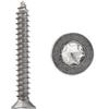 FASTON Countersunk Sheet Metal Screws, Torx, 6.3 x 90 mm, A2/V2A Stainless Steel, 50-Pack view 1