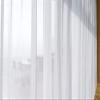 Sun World Custom-Made Flame-Retardant Voile Sheer Curtain, Universal 1:2 Gather Tape, B1 Certified, 260 x 500 cm view 3