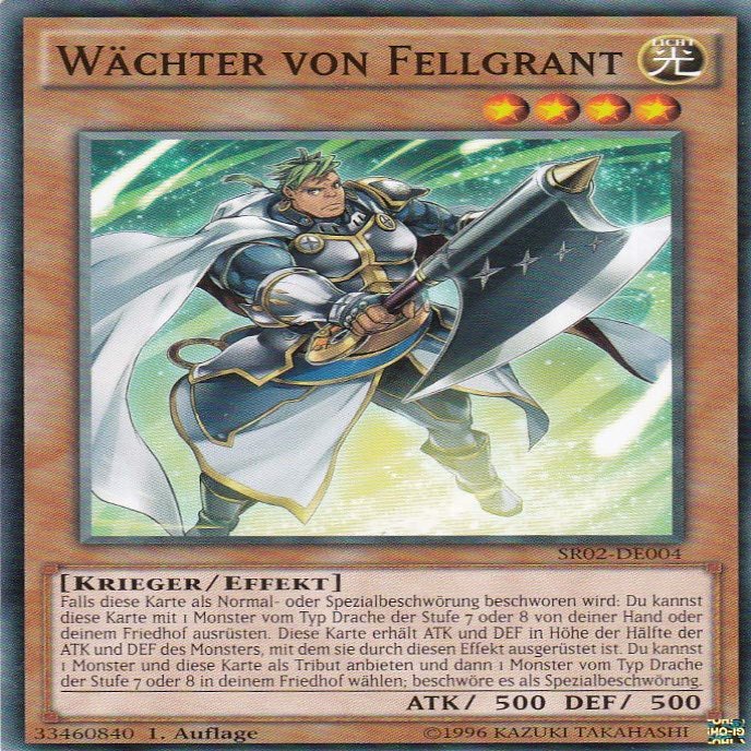 SR02-DE004 - Guardian of Felgrand - Common - German - with Ultra PRO Toploader - Yu-Gi-Oh!