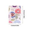 Loose-Leaf Journal Notebook with Combination Lock and Pen, Small Floral Gift Box Set, White view 2