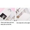 Loose-Leaf Journal Notebook with Combination Lock and Pen, Small Floral Gift Box Set, White view 4