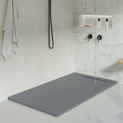 KOES LIENA Resin Shower Tray 90 x 180 cm, Anthracite RAL 7016