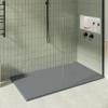 KOES OBI Resin Shower Tray 90 x 190 cm, Anthracite RAL 7016 view 1