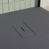 KOES OBI Resin Shower Tray 90 x 190 cm, Anthracite RAL 7016 view 3