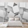 Custom Wallpaper, Modern 3D Stereo Cube Space-Enhancing Wall Mural for Living Room TV Wall, Sofa, Bedroom Decor, Creative Fresco view 1