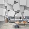 Custom Wallpaper, Modern 3D Stereo Cube Space-Enhancing Wall Mural for Living Room TV Wall, Sofa, Bedroom Decor, Creative Fresco view 2