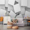 Custom Wallpaper, Modern 3D Stereo Cube Space-Enhancing Wall Mural for Living Room TV Wall, Sofa, Bedroom Decor, Creative Fresco view 4