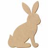 MDF Wooden Sitting Bunny Rabbit - 3–50 cm Scatter Decor, Crafts, Wall Decor view 1
