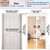 Magnetic Insect Screen Door, Self-Closing, No Drilling, White, 170 x 260 cm view 2