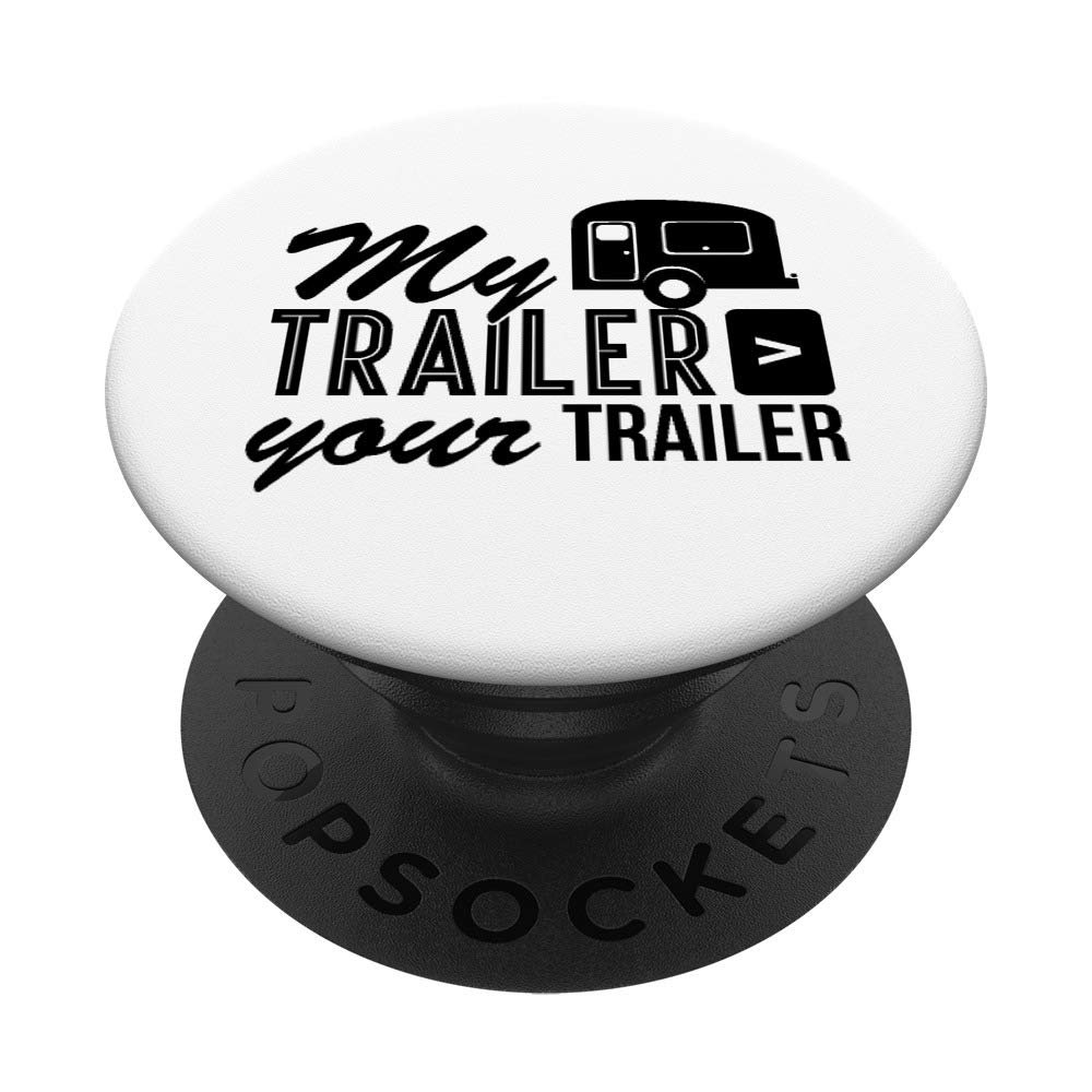 Pipeliner Great Travel Trailer Welder Road Park Funny Gag PopSockets with Interchangeable PopGrip