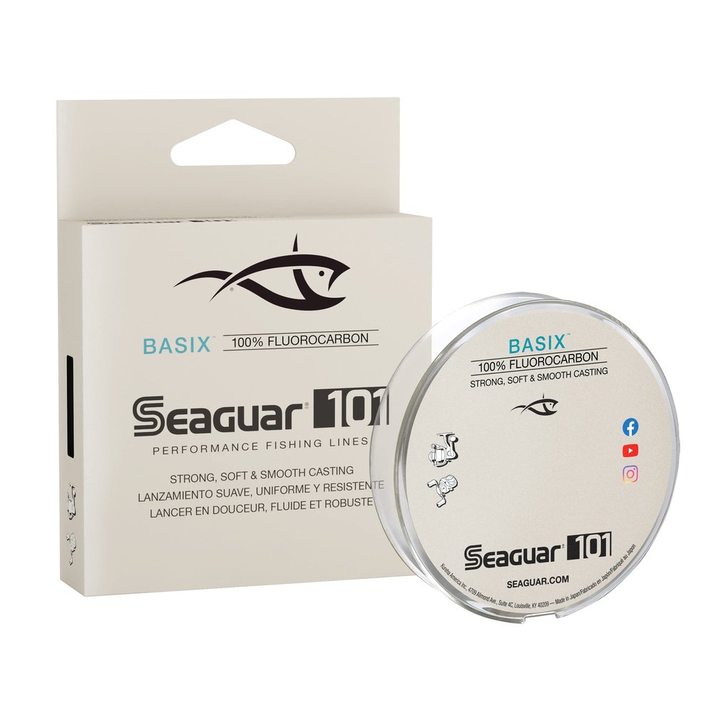 Seaguar 101 BasiX 20BSX175 Fishing Line, 100% Fluorocarbon, 9 kg, 160 m